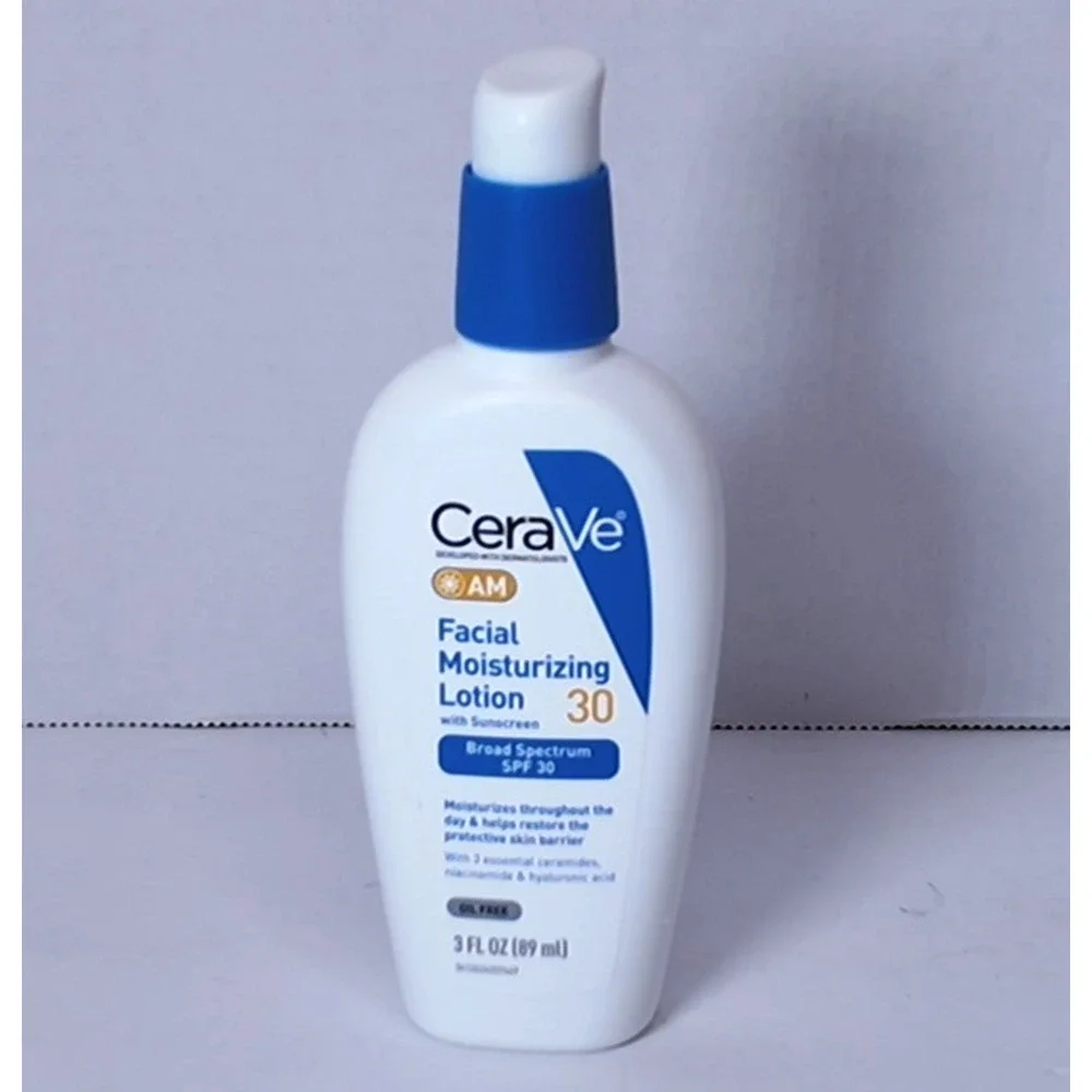 CeraVe AM Facial Moisturizing Lotion with Sunscreen - SPF 30, 3 Oz New‎ W/O Box